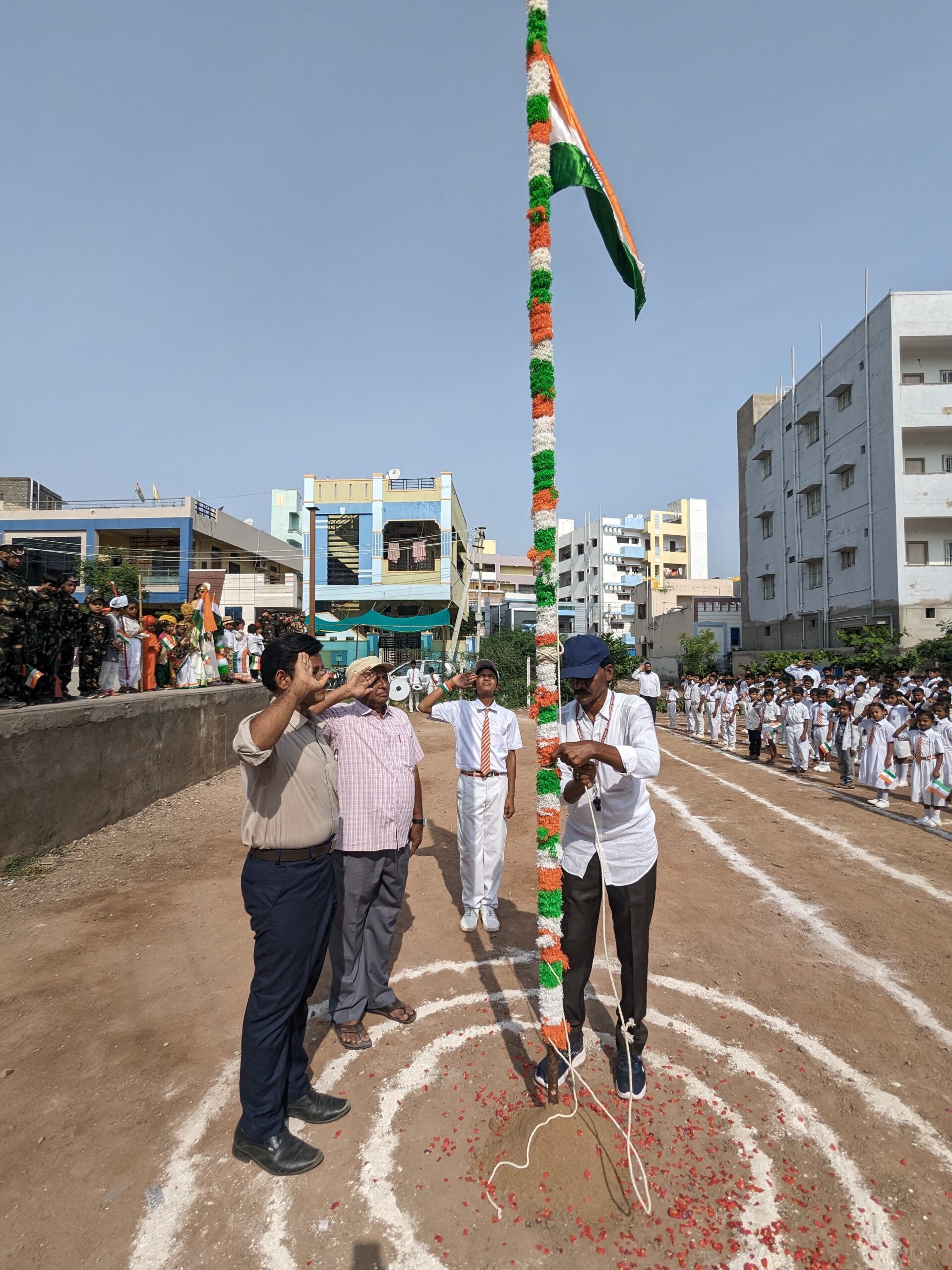 గుడ్ షెప్పర్డ్ పాఠశాలలో స్వాతంత్ర్యదినోత్సవ వేడుకలు