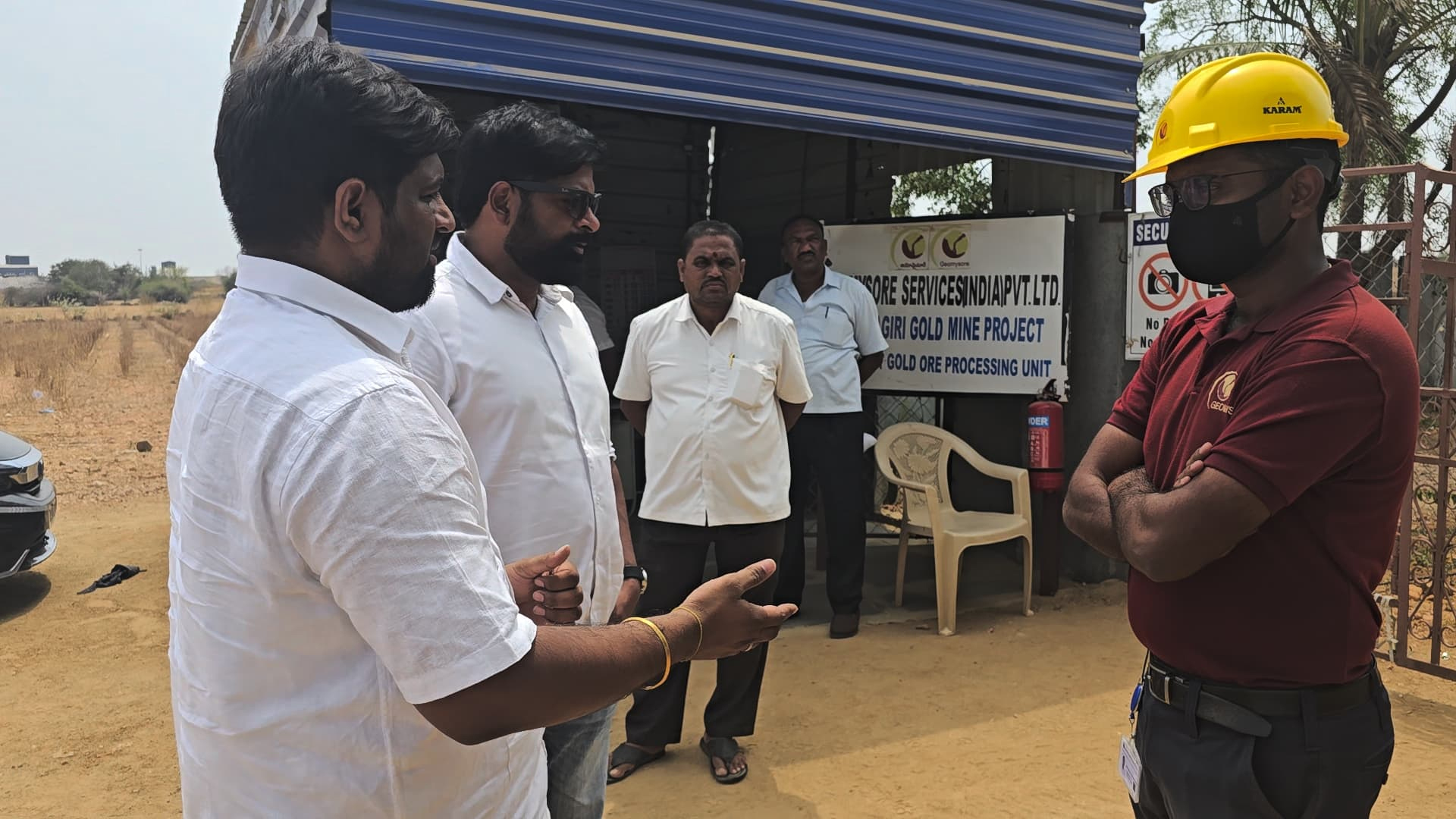 గోల్డమైన్ పనులను పరిశీలించిన సౌత్ ఆఫ్రికా నిపుణుల బృందం గోల్డమైన్ పనులను పరిశీలించిన సౌత్ ఆఫ్రికా నిపుణుల బృందం