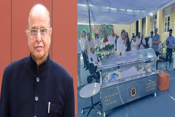 ఇస్రో మాజీ ఛైర్మన్ కస్తూరిరంగన్ కు ప్రభుత్వ లాంఛనాలతో అంత్యక్రియలు ఇస్రో మాజీ ఛైర్మన్ కస్తూరిరంగన్ కు ప్రభుత్వ లాంఛనాలతో అంత్యక్రియలు