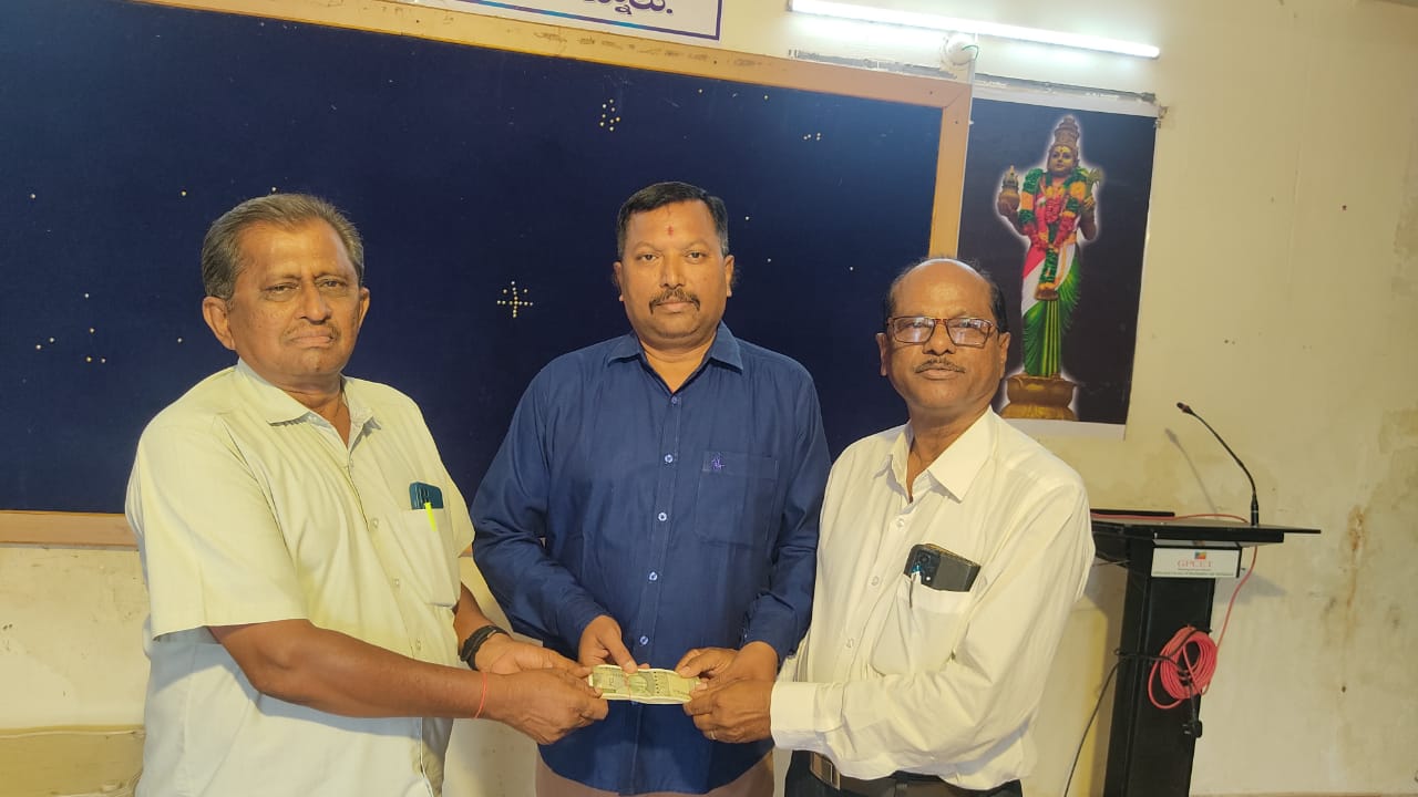 శ్రీ భీరప్ప స్వామి దేవాలయ నిర్మాణం నకు 50 వేలు విరాళం