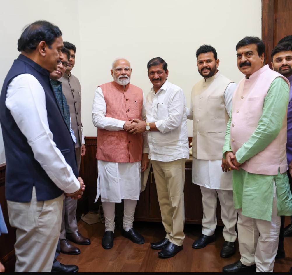 ప్రధాని మోదీకి కృతజ్ఞతలు తెలిపిన ఎంపీ బస్తిపాటి నాగరాజు ప్రధాని మోదీకి కృతజ్ఞతలు తెలిపిన ఎంపీ బస్తిపాటి నాగరాజు