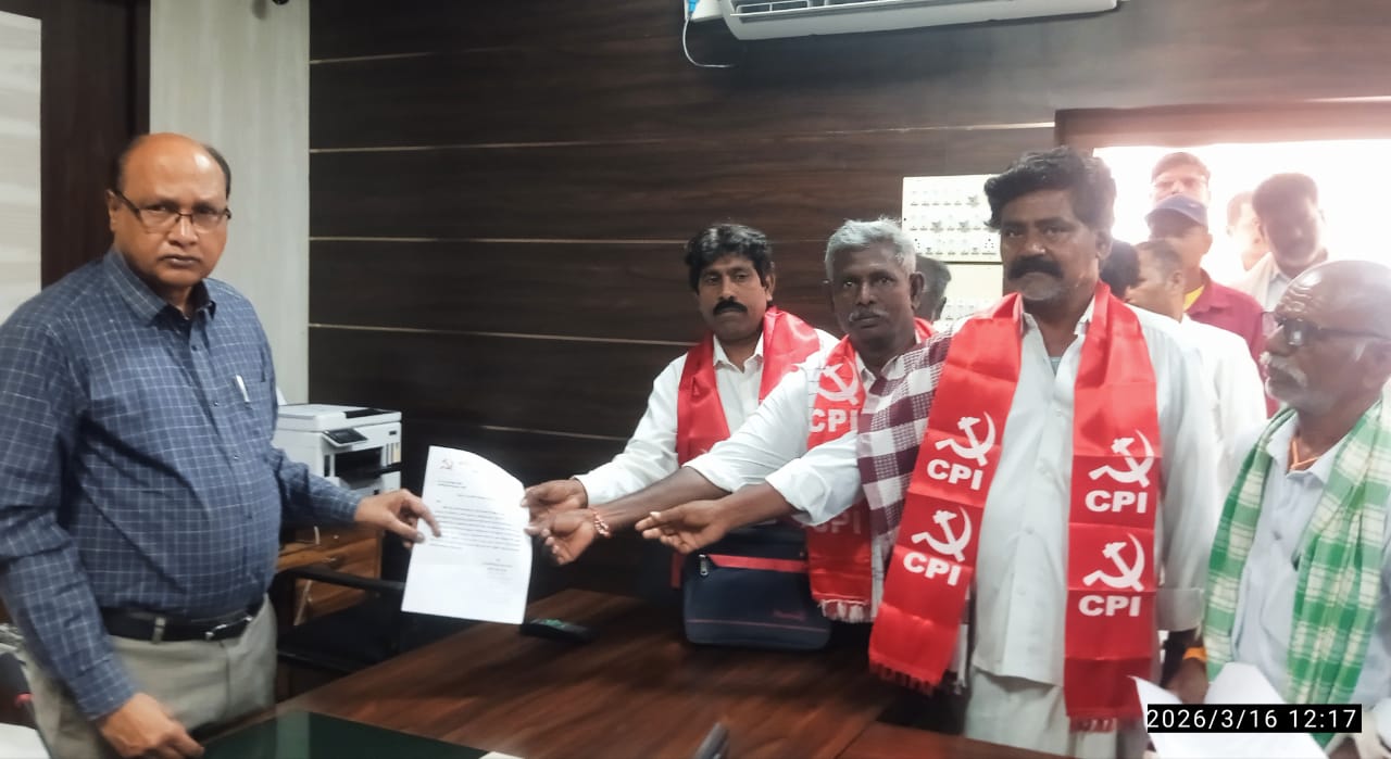 తాగునీటి సౌకర్యలు కల్పించాలి: సిపిఐ తాగునీటి సౌకర్యలు కల్పించాలి: సిపిఐ